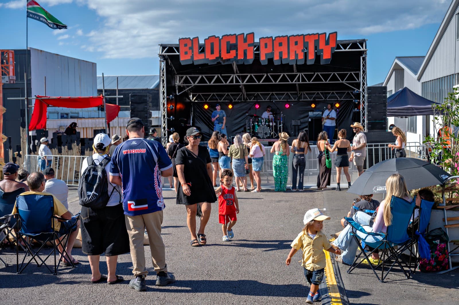 By the mainstage